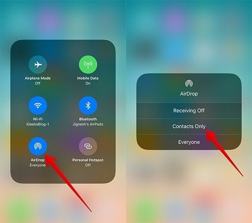 How to use AirDrop on iPhone X, IOS 12 (full guide)