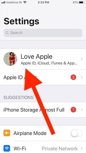 cách đổi tài khoản apple id trên iphone