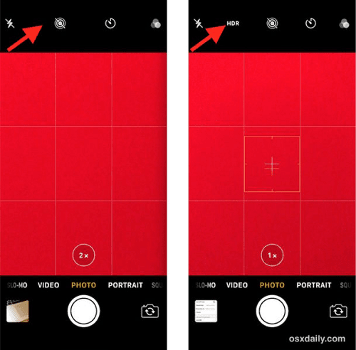 Cách tắt Tự động bật HDR trên iPhone X và iPhone 8 3 cách bật chế độ HDR cho iphone X mới