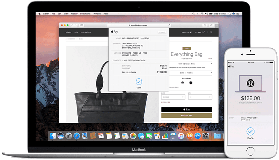 hướng dẫn dùng Apple pay cho MAC