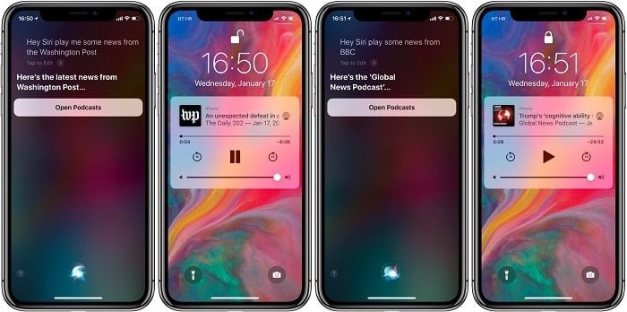 sửa lỗi bật siri news của iphone