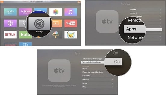 tải ứng dụng trên Apple TV