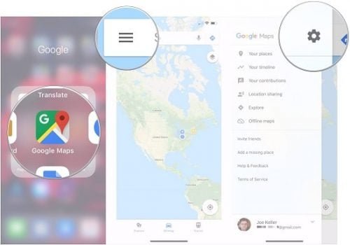 cách tắt vị trên google trên ios