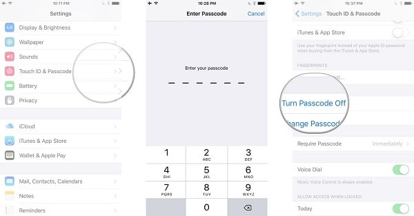 cách đổi password cho ios iphone