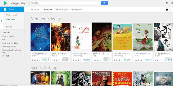 Google Play sách
