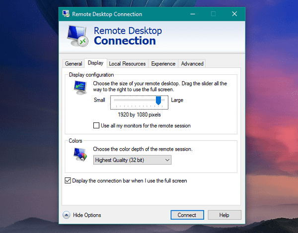 hướng dẫn sửa lỗi Remote Desktop Connection
