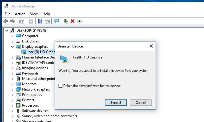 Cách sửa lỗi màn hình đen sau khi cập nhật Windows 10 1803 4 sửa lỗi màn hình màu đen trên windows 10 1803