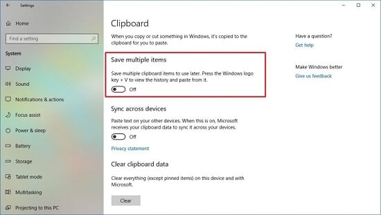 cách dùng clipboard trên Windows 10