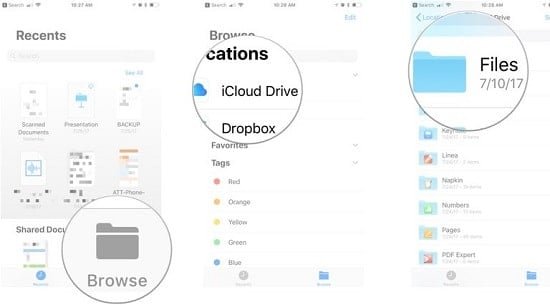 Cách sử dụng iCloud Drive trên iPhone và iPad mới nhất 6 cách dùng iCloud Drive trên ios 11 12