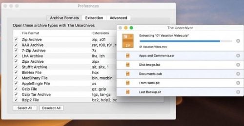 Cách mở tập tin RAR trên MAC OS
