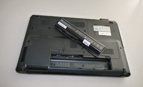 laptop dell không nhận pin