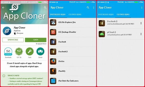 Nhân bản ứng dụng với App Cloner Premium miễn phí