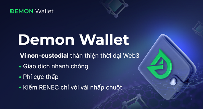 Kiếm thu nhập thụ động trên mạng lưới RENEC với ví crypto Demon Wallet 4