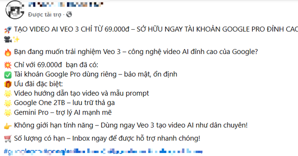 Mua tài khoản tạo video AI Veo3, Midjourney giá rẻ, cẩn thận rủi ro 1