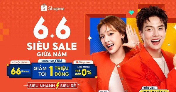 Shopee triển khai chương trình “6.6 Siêu Sale Giữa Năm” với ưu đãi vận chuyển 0 đồng cùng loạt hoạt động giải trí 1