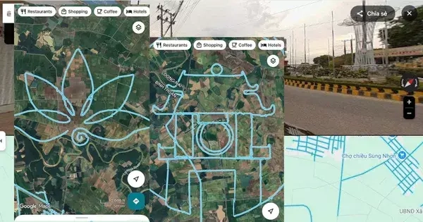 Netizen phát hiện các biểu tượng thú vị trên bản đồ Việt Nam 1